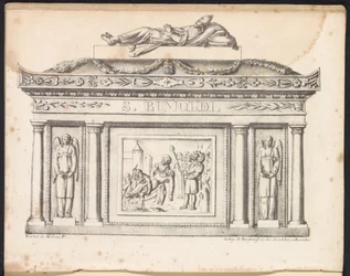 Reliquienschrein des Heiligen Rombout, 1825