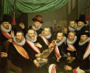 Bankett der Offiziere und Unteroffiziere der Zivilgarde von San Jorge