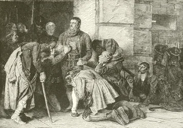 Andreas Hofer wird zur Hinrichtung geführt