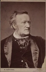 Porträt des Komponisten Richard Wagner 1813-1883, vor 1877