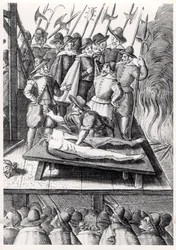 Hinrichtung von Katholiken in England während der Herrschaft von Elisabeth I.