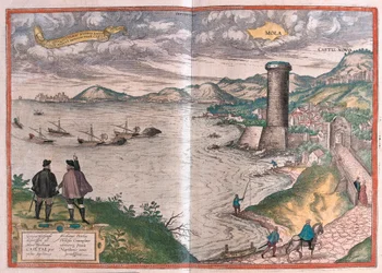 Gaeta, Italien (Gravur)