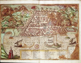 Karte von Algier - Algerien