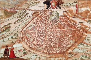 Karte von Avignon - Frankreich