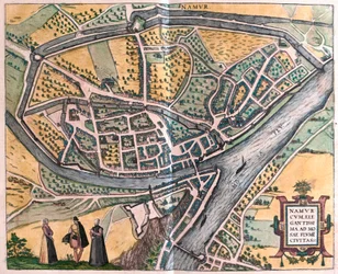 Namur und die Maas, Belgien