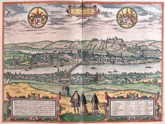 Passau, Deutschland (Gravur)