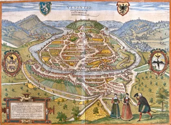 Plan von Besançon, Frankreich