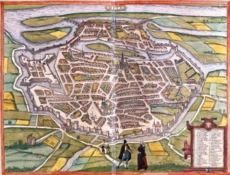 Plan von Metz, Frankreich
