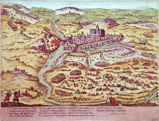 Die Belagerung von St. Quentin, 27. Juli 1557
