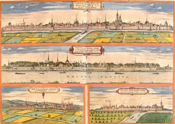 Ansichten von Neuss, Bonn, Brühl und Zons, Deutschland