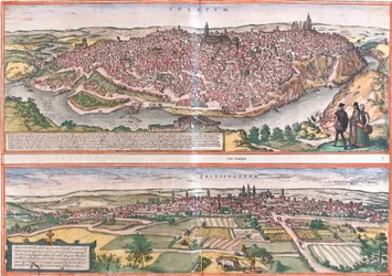 Ansichten von Toledo und Valladolid, Spanien