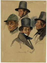 Franz Kugler, Karl Stawinsky, Peter Joseph Lenné, E. B. J. Raupach (?)