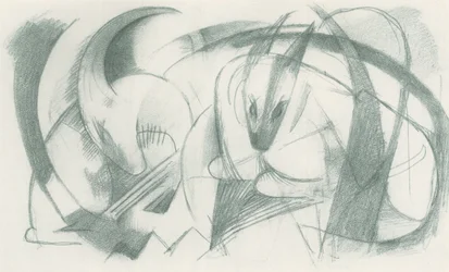 Franz Marc - Skizzenbuch aus dem Felde - Blatt 13