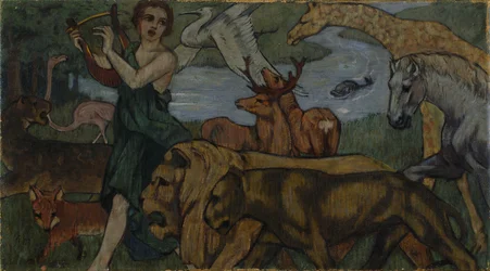 Orpheus bei den Tieren, Entwurf zu einem Gobelin