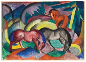 Drei Pferde, 1912
