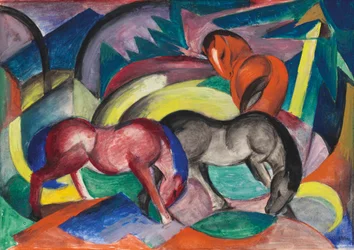 Drei Pferde, 1912