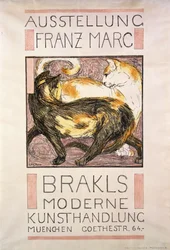 Zwei Katzen, 1909-10