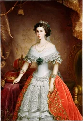 Porträt von Elisabeth von Bayern, 1856