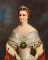 Porträt von Elisabeth von Bayern