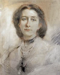 Deutschland, Porträt von Cosima Francesca Gaetana Wagner, Tochter von Franz Liszt und zweite Frau von Richard Wagner