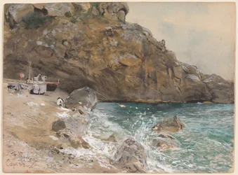 Der Strand von Marina Piccola, Capri