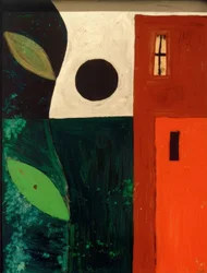 Schwarze Sonne auf Silbergrund