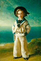 König Edward VII. 1841-1910, als Albert Edward, Prinz von Wales, 1846