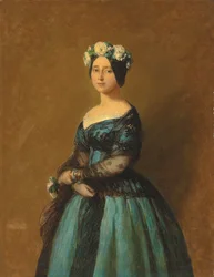 Porträt von Augusta, Prinzessin von Preußen, 1846