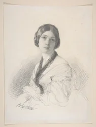 Porträt der Baronin Gudin, geborene Margareth Louis Hay