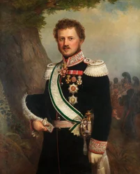 Porträt von Emil, Prinz von Hessen und am Rhein 1790-1858, ca. 1850
