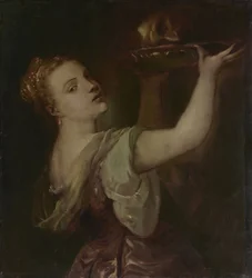Kopie nach Tizian: Lavinia als Salome