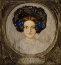 Porträt der Tochter des Künstlers, Mary