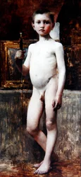 Junger Junge, um 1911