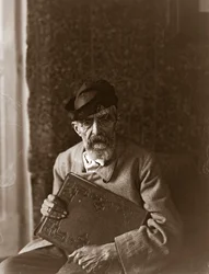 Porträt des italienischen Malers Domenico Morelli (1826-1901)