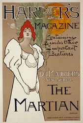 Titelbild für Harpers Magazin mit The Martian von DuMaurier, 1898