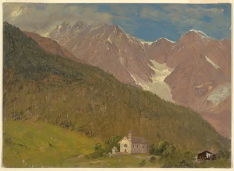Eine Alpenlandschaft in der Schweiz