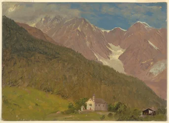 Eine Alpenlandschaft in der Schweiz, August 1868