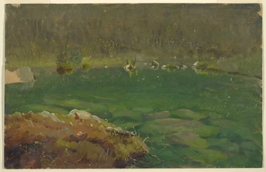 Alpensee, Bayern oder Schweiz, 1868