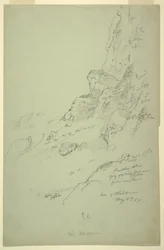 Basis des Hügels westlich von Suk Wadi, Barada