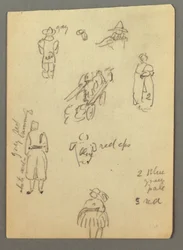 Karren, Figurenstudien, möglicherweise 1868