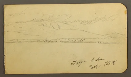 Wolkenverhangener Mt. Katahdin, 1878