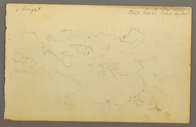 Wolkenstudie, 1844
