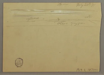 Wolkenstudie, 28. Juli 1871