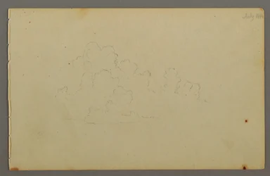 Zeichnung, Wolken, 1844