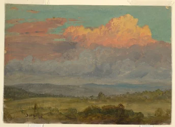 Wolken, Hudson Valley, New York, Juli 1866