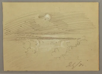 Bewölkter Himmel, Juli 1870