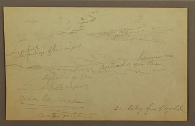 Zeichnung, Bewölkter Himmel, möglicherweise 1860er Jahre