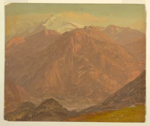 Zeichnung, Kolumbien oder Ecuador, Berge, 1853 oder 1857