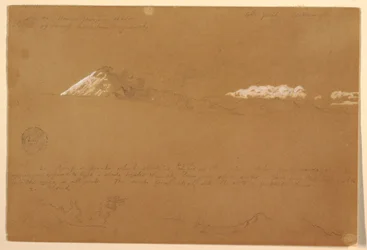 Cotapaxi, Morgen, vom Tempel der Sonne, Quito, Ecuador, 24. Juni 1857