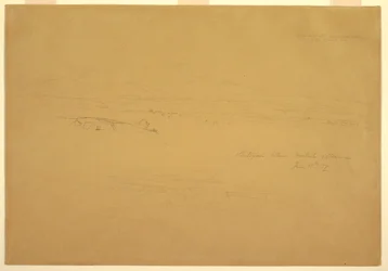 Zeichnung, Cotopaxi zwischen Machachi und Talunga, 19. Juni 1857
